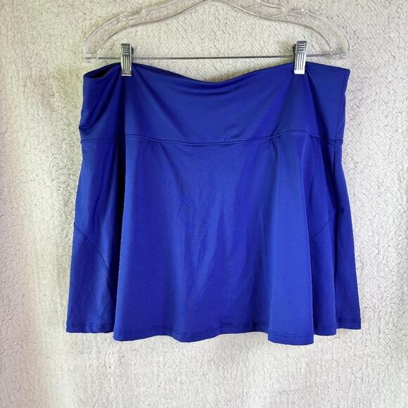 Duffield Lane Performance Sherri Skort Bright Blue Size XL NWT 50+ UPF Tennis - Picture 1 of 10